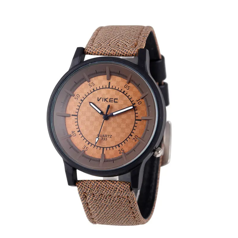 Watch Men Pu Leather Military Casual Analog Quartz Wrist Watches Mens Watches Top Luxury Fast Shipping Feida 3