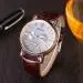 Watch Men Relogio Masculino Top Luxury Military Army Business Retro Design Date Quartz Pu Leather Clock 1