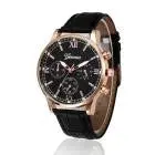 Watch Men Relogio Masculino Top Luxury Military Army Retro Design Business Pu Leather Band Analog Quartz Clock 1
