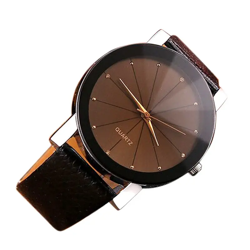 Watch Men Relogio Masculino Top Luxury Quartz Sport Military Stainless Steel Dial Leather Band Wrist Watch Gift Feida 2