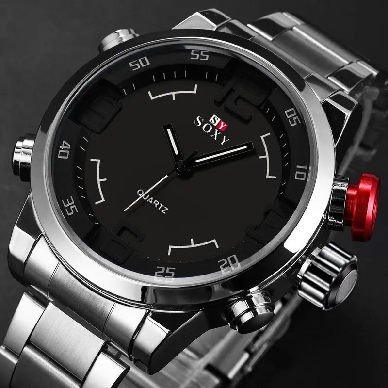 Watch Relogio Masculino Mens Luxury Watch Army Sport Wrist Watch Life Waterproof Quartz Watches Feida 1