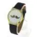 Watch Reloj Mujer Mustache Faux Leather Quartz Women's Wrist Watch Saat Fast Shipping Feida 1