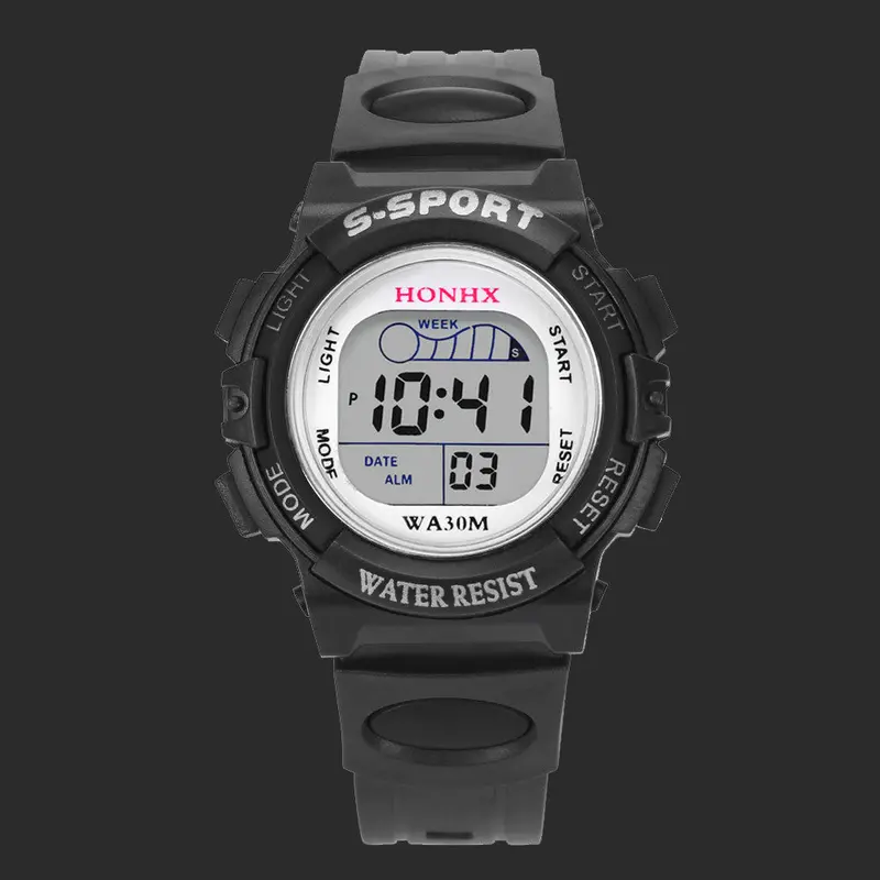 Watch Top Luxury Children Boys Clock Digital Led Relogio Watches Kids Alarm Date Gift 1