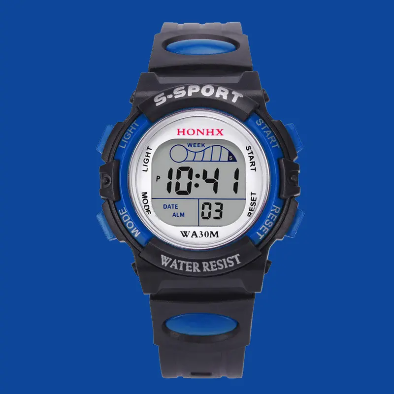 Watch Top Luxury Children Boys Clock Digital Led Relogio Watches Kids Alarm Date Gift 2