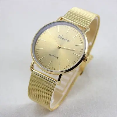 Watch Women Clock Quartz Wrist Watches Ladies Famous Luxury Quartzwatch Relogio Feminino Montre Gold 1