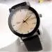 Watch Women Dress Clock Leisure Letters Pattern Pu Leather Band Relogio Feminino 1