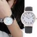 Watch Women Dress Clock Retro Design Relogio Feminino Pu Leather Band Analog Quartz Watches 1