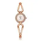 Watch Women Gold Silver Stainless Steel Quartz Wrist Watch Rhinestone Ladies Watch Orologio Uomo Feida 1