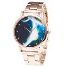 Watch Women Relogio Feminino Luxury Star Pattern Rhinestone Crystal Stainless Steel Strap Analog Dress Clock Gift 3