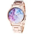 Watch Women Relogio Feminino Luxury Star Pattern Rhinestone Crystal Stainless Steel Strap Analog Dress Clock Gift 4