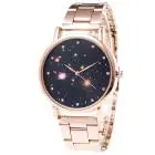 Watch Women Relogio Feminino Luxury Star Pattern Rhinestone Crystal Stainless Steel Strap Analog Dress Clock Gift 6