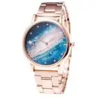 Watch Women Relogio Feminino Luxury Star Pattern Rhinestone Crystal Stainless Steel Strap Analog Dress Clock Gift 7
