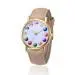 Watch Women Retro Design Relogio Feminino Pu Leather Band Billiards Pattern Analog Watch Dress Clock 1