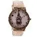 Watch Women Watches Luxury Retro Clock Tower Cowboy Leather Band Analog Quartz Relogio Feminino 6