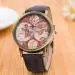Watch Womenworld Map Design Dress Clock Cowboy Pu Leather Band Gift Analog Quartz Bracelet Relogio Feminino 1