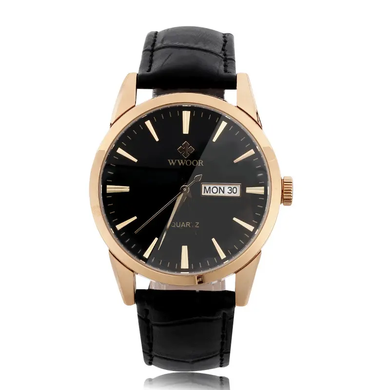 Watches Luxury Date Day Genuine Leather Clockcasual Quartz Watchwrist Sports Watch Wwoor 1