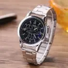 Watches Men Relogio Masculino Top Luxury Military Army Stainless Steel Strap Business Quartz Clock 1
