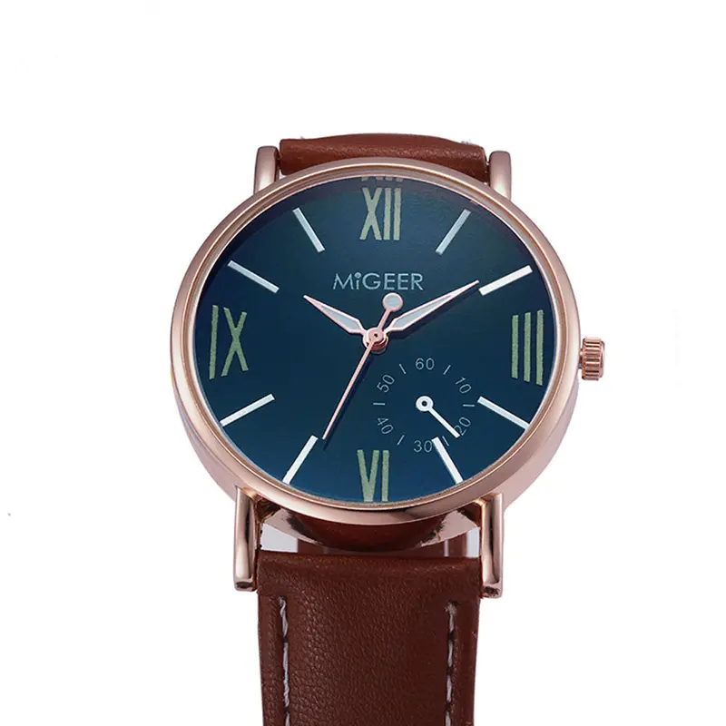 Watches Men Top Luxury Relogio Masculino Military Army Pu Leather Band Analog Watch Clock Gift 1