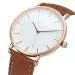 Watches Women Big Dial Dress Clock Retro Design Pu Leather Band Analog Quartz Watch Relogio Feminino 3