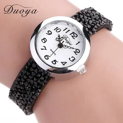 Watches Women Luxury Crystal Women Bracelet Quartz Wristwatch Rhinestone Clock Ladies Dress Reloj Mujer Gift 1