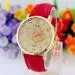 Watches Women Malloom Dress Clock Relogio Feminino Heart Pattern Faux Leather Band Analog Quartz Watch 1