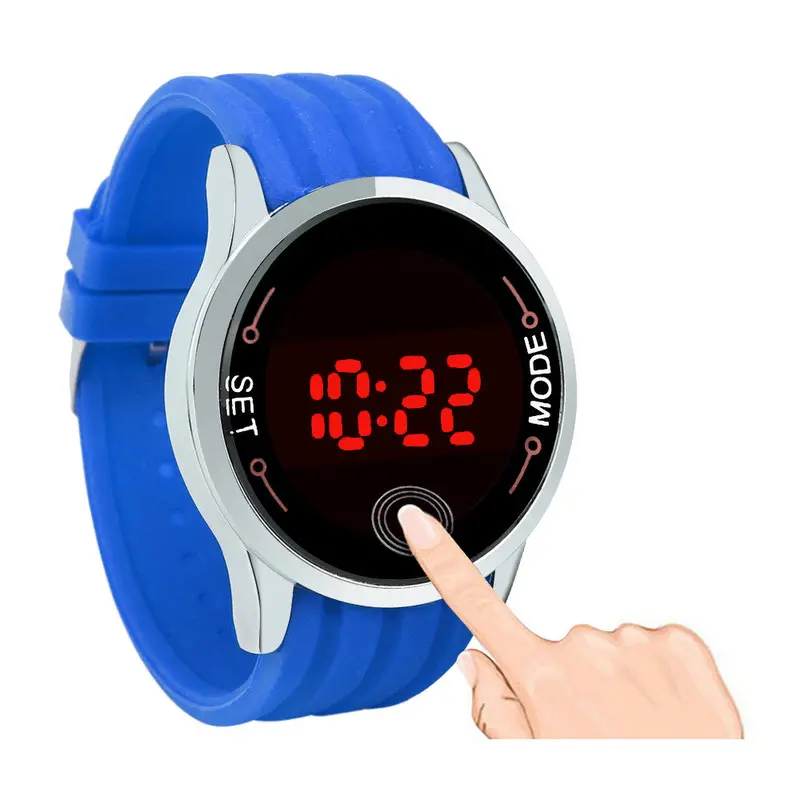 Watches Women Men Digital Watch Men Led Day Date Silicone Wrist Watch Boys Sport Clock 1