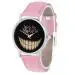 Watches Women Men Dress Clock Leisure Time Faux Leather Analog Smiling Face Watch Relogio Feminino 6