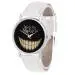Watches Women Men Dress Clock Leisure Time Faux Leather Analog Smiling Face Watch Relogio Feminino 7
