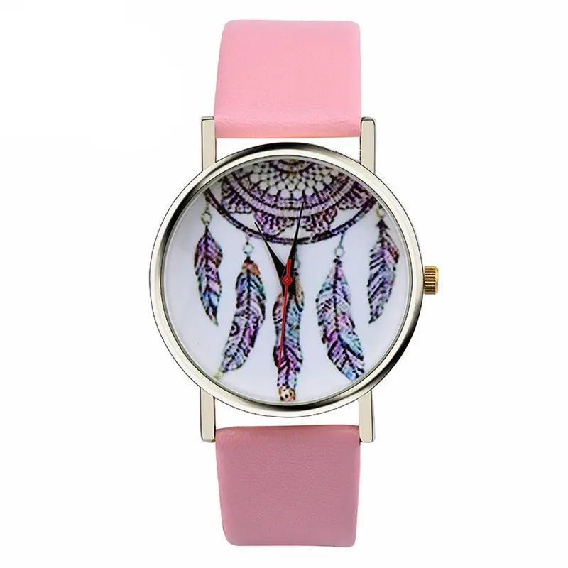 Watches Women Pu Leather Band Analog Quartz Wrist Dress Watch Relogio Feminino 4