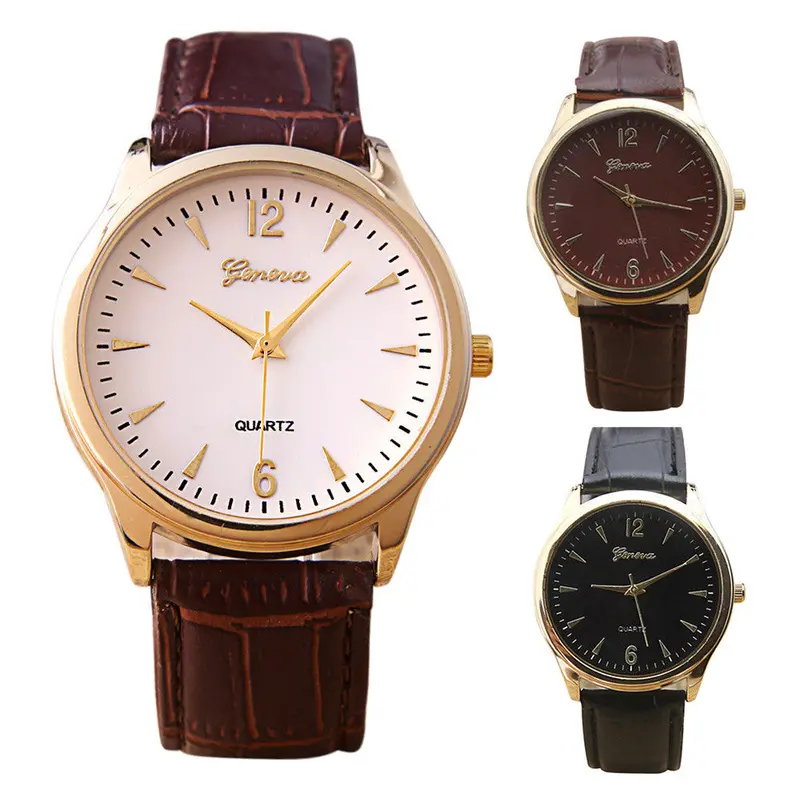 Watches Women Retro Famous Geneva Quartz Watch Casual Men Women Relogio Feminino Clock Simple Business Hour 3