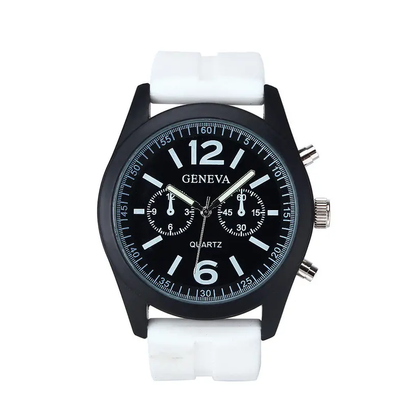 Watches Women Top Women Men Watch Silicone Rubber Sport Relogio Quartz Student Reloj 11 Colors 1