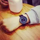 Watches Women Watch Simple And Creative Trends Couple Watch Lovers Black Strap Watch Orologi Donna Feida 1