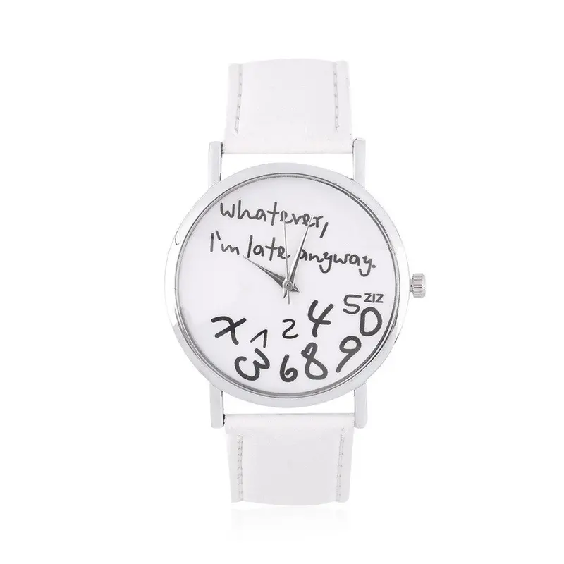 Watchwhatever I Am Late Anyway Wrist Watches Gifts Dressing Wristwatches Gift 1