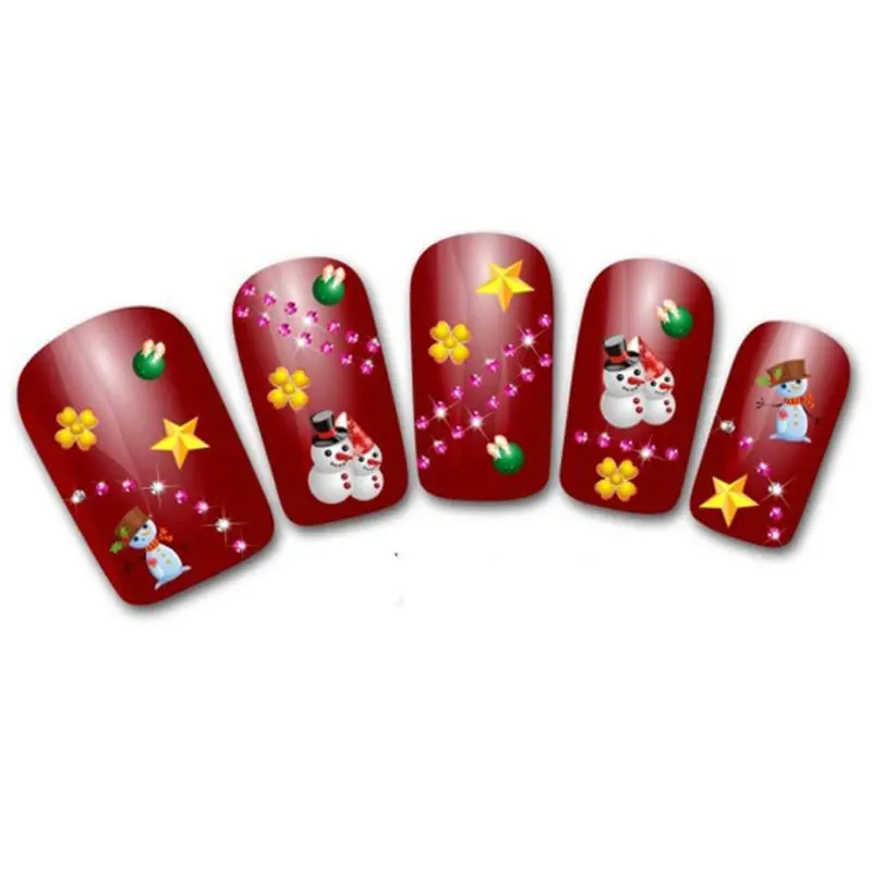 Water Transfer Pattern Decal Women Stickers Nail Art Manicure Tips Diy Decoration Ting 2