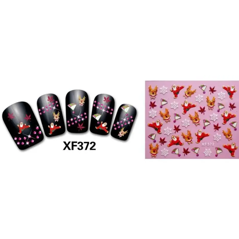 Water Transfer Pattern Decal Women Stickers Nail Art Manicure Tips Diy Decoration Ting 5