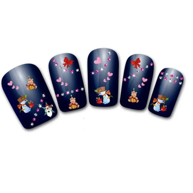 Water Transfer Pattern Decal Women Stickers Nail Art Manicure Tips Diy Decoration Ting 6