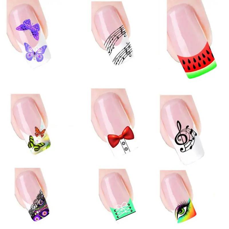 Watermelon Design Nail Tip Art Transfers Decal Sticker 1