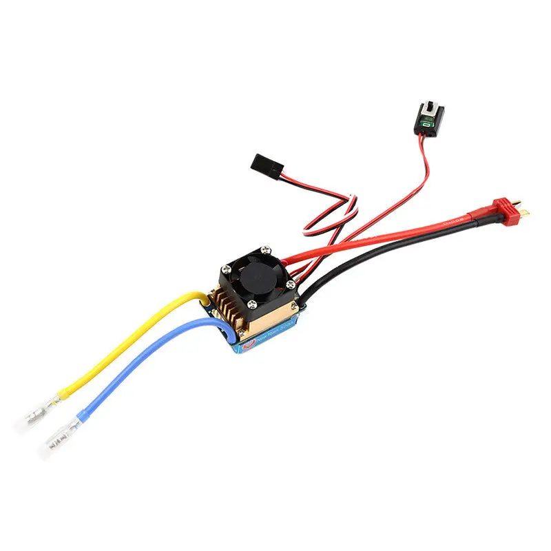Waterpro Brushed Esc 320A 3S Fan 5V 3A Bec T-Plug For 1/10 Rc Car 1