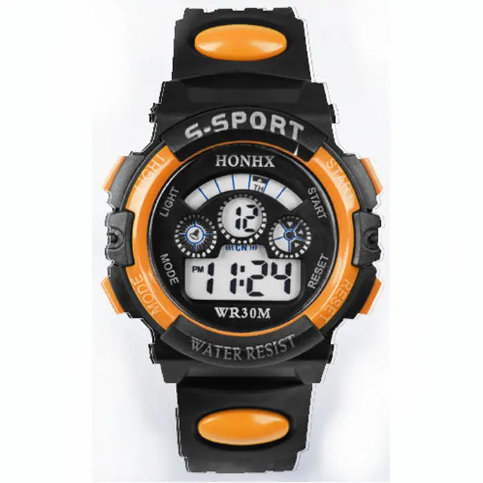 Waterproof Children Boy Digital Led Quartz Alarm Date Sports Wrist Watch Body Famous Montre Enfant Relogio Masculino Feida 4
