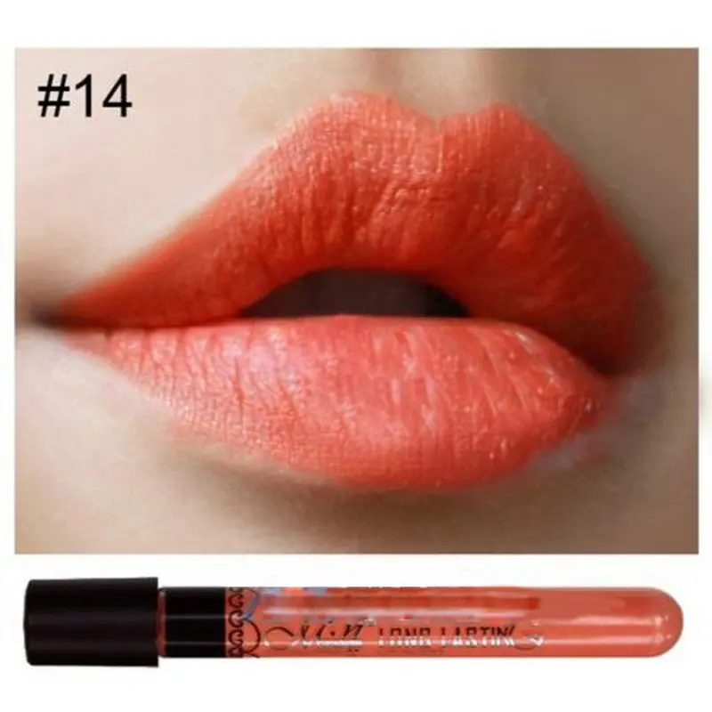 Waterproof Elegant Daily Color Lipstick Matte Smooth Lip Stick Lipgloss Long Lasting Sweet Girl Lip Beauty Makeup 5