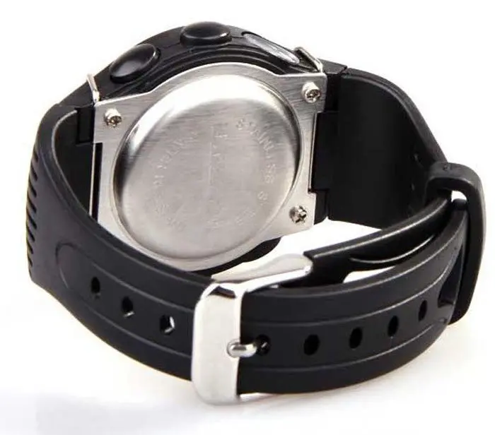 Waterproof Heart Rate Monitor Calorie Pulse Sport Watch With Colock Black Feida 2