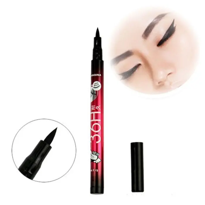 Waterproof Liquid Eye Liner Pencil Beauty Comestic Make Up Black Eyeliner Pen 1