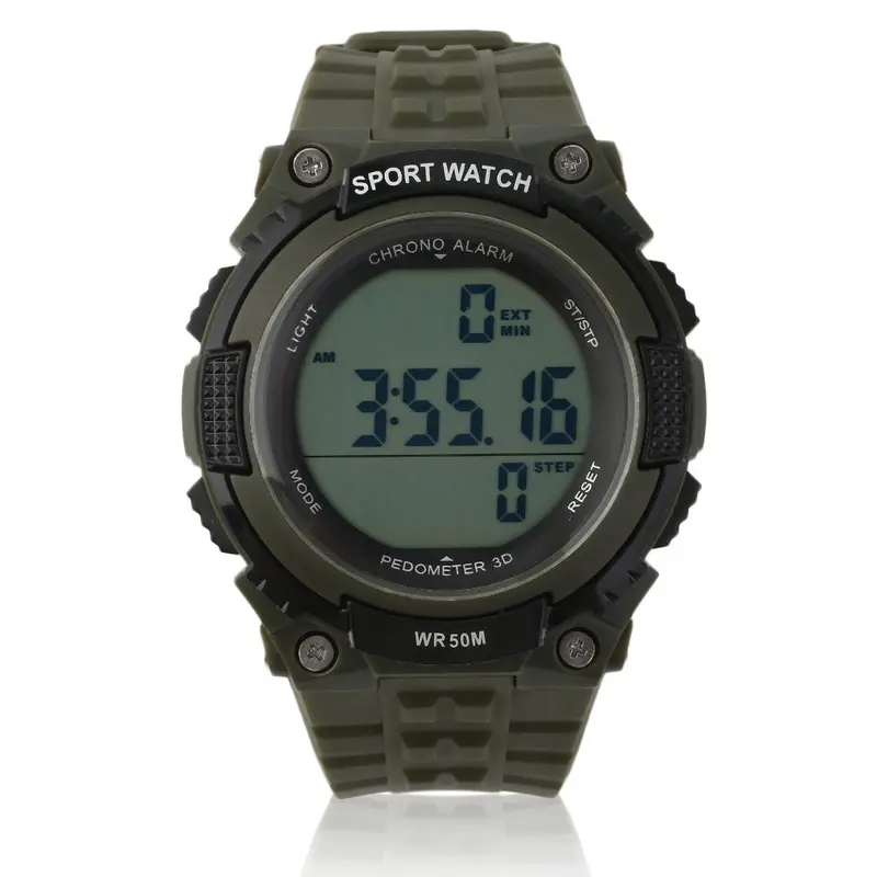 Waterproof Sports Watches Army Military Watch Stopwatch 3D Pedometer Led Digital Wristwatch Relogio Masculinos 2