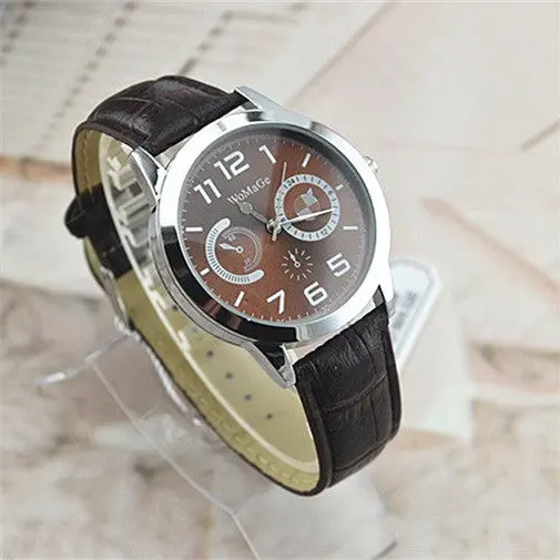 Waterproofmate Wrist Casual Watch Retro Round Dial Analog Quartz Relogio Feminino Watchwristwatch 1
