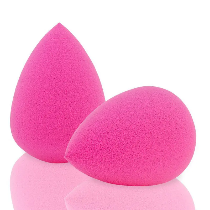 Wavors Pink Droplet Sponge Latex Free Blender Makeup Flawless Liquid Foundation 1