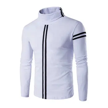Weart Shirts Hombre Camisa Masculina Casual Slim Fit Long Sleeved T Shirts Pullovers Turtleneck 1