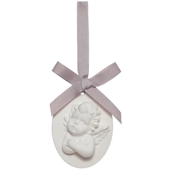 White Ceramic Aromatic Pendant Cupid Angel Figurine Room Decoration Wedding Ornament 88885 1