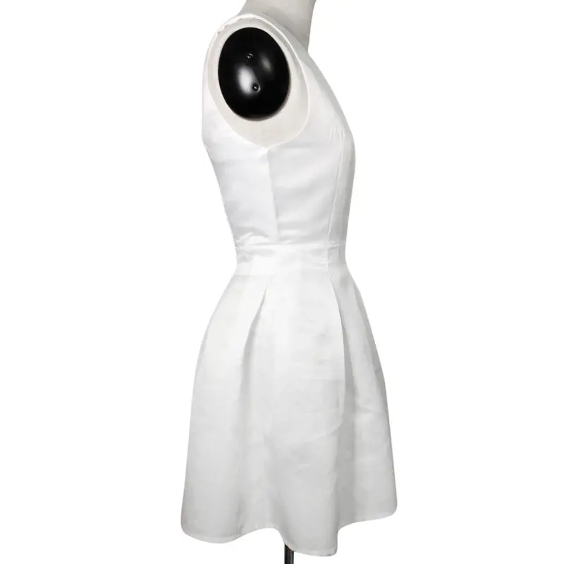 White Dress Style Robe Women Sesy V Neck Sleeveless Party Dress Dresses Big Sizes Feida 3