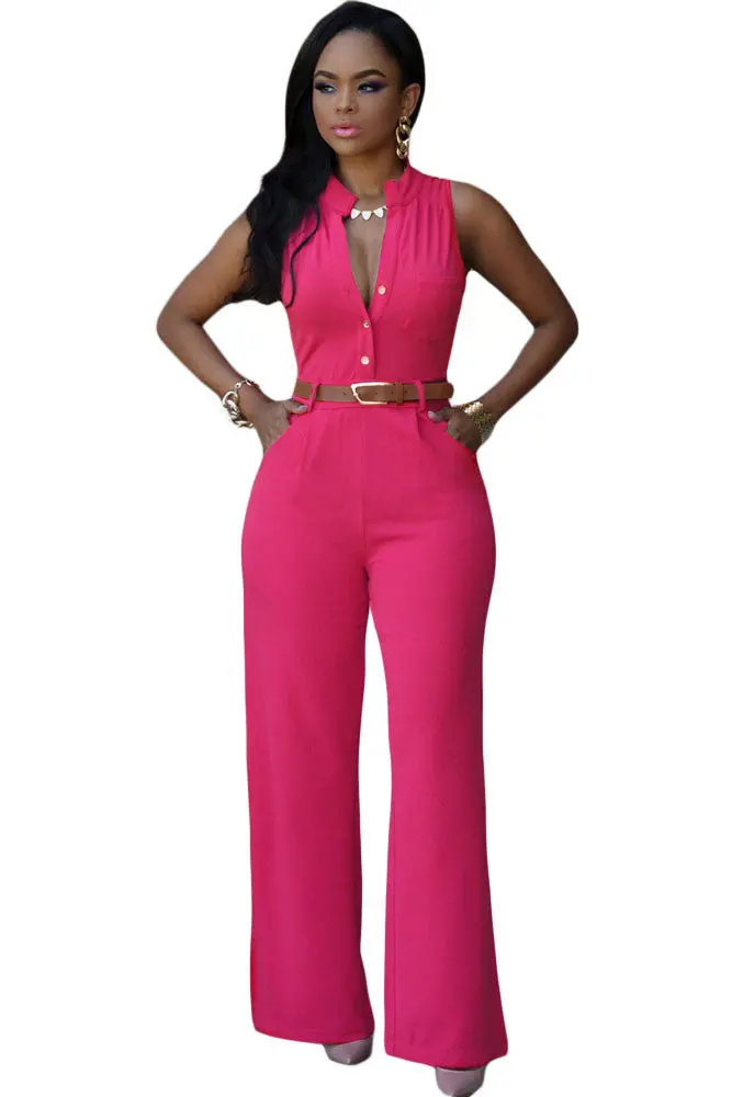 White Plus-Size Sleeveless Jumpsuit – Elegant Full-Coverage Romper with Long Pants
