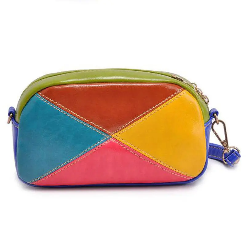 Wild Women's Hbags Pu Leather Metal Chains Portable Small Shoulder Bag Bolsa Feminina Crossbody Bags 1